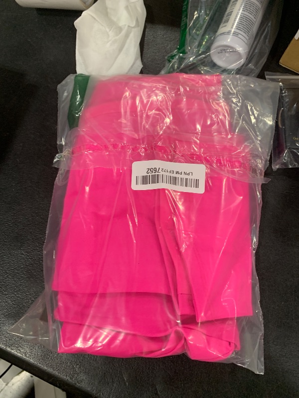 Photo 1 of & Company Super Comfy Stretch with Full Elastic Waist Pull On Hot Pink Millennium Twill Pant KP44972 Neon Pink M