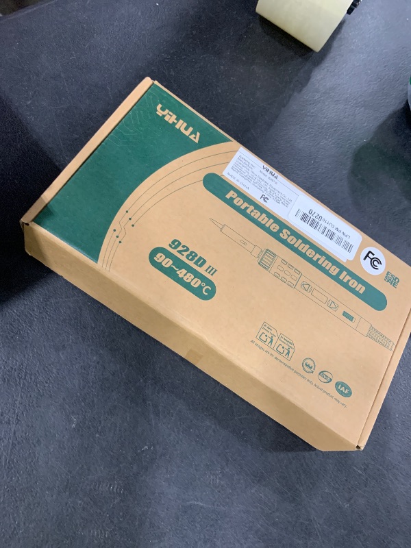 Photo 1 of YIHUA 928D-III Soldering Iron,110W High Power, Fully Digital Display °F /°C- Temperature Control Soldering Tool, Accurate 194~896°F, with ON/OFF Switch, Iron Tip, Brass Wool, Automatic Sleep Mode