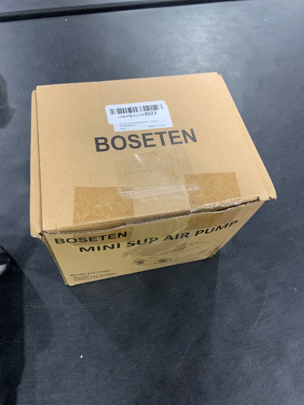 Photo 1 of BOSETEN Paddle Board Pump, SUP Electric Air Pump, Deflation Function, Auto-Off, 12V DC Car Connector for Inflatable Stand Up Paddle Board, Kayaks, Boats, Inflators, Paddleboards
