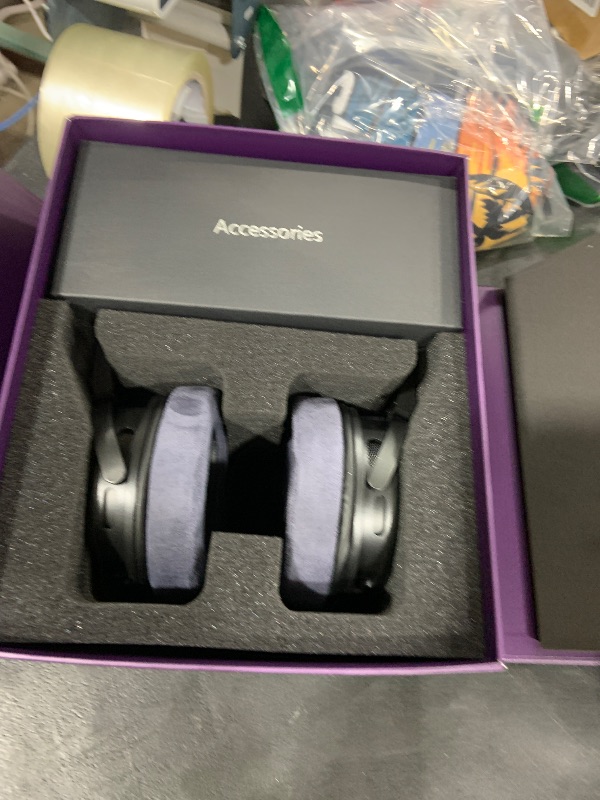 Photo 1 of Linsoul HarmonicDyne x Z Reviews Eris: Wired Over Ear Headphones, 50mm Dynamic Driver Gaming Headphones, Semi-Closed for Bass Enthusiasts, Gaming, Audiophile, Balanced Cable, Glass-Back