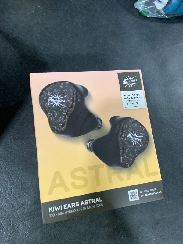 Photo 1 of Linsoul Kiwi Ears Astral 1DD+6BA Hybrid in Ear Monitor, Wired Earbuds, HiFi Studio Recording &Mixing Earphone, Portable Gaming IEMs for Professional Music Engineers Audiophiles (Yellow)