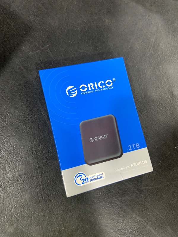 Photo 1 of ORICO 2 TB Magnetic External SSD, 4K ProRes HDR Record and Store, USB3.1 Gen2(1000MB/s), USB3.2 Gen2*2(2000MB/s), Portable Solid State Drive, Compatible with USB-C Smartphone, Computer - A20PLUS