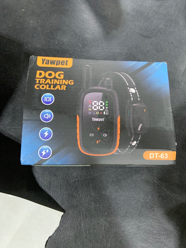 Photo 1 of Dog Shock Collar with Remote - Dog Training Collar Waterproof, Rechargeable E Collar for Dogs Training with Vibration, Electric Shock, Beep, Security Lock, Shock Collar for All Breeds, Size