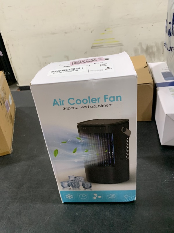 Photo 1 of Portable Air Conditioners, 4-in-1 Mini Air Conditioner, Small Air Conditioner with 1000ml Water Tank, 3 Speeds, Adjustable Wind Direction, 7 Color Lights, Suitable for Offices, Bedrooms, Camping