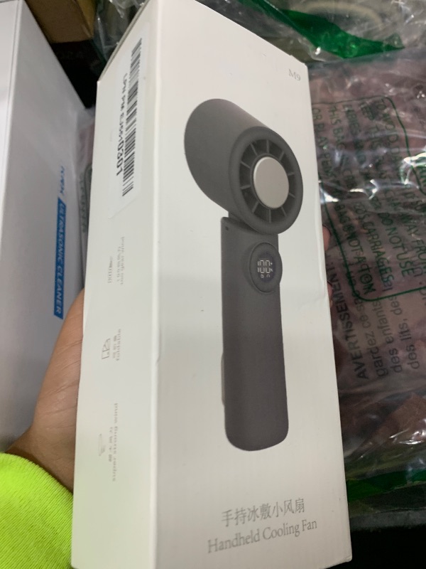 Photo 1 of CIVPOWER Handheld Fan: Portable Small Ice Cooling Plate- 4000mAh Rechargeable 100 Gear High-Speed Turbo 10500 RPM - Personal Foldable Battery Operated for Travel Indoor Outdoor Women Men (Pink)