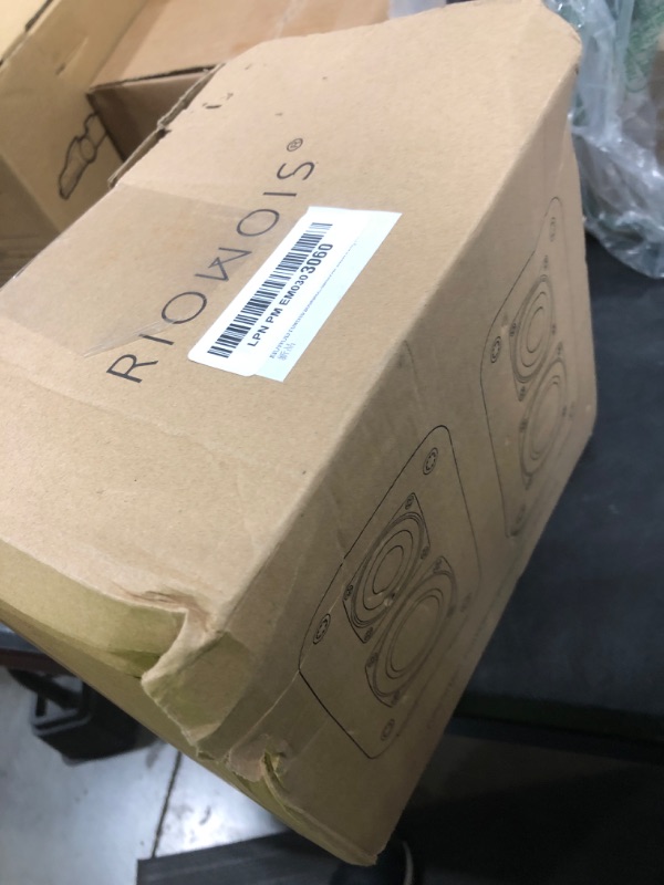Photo 1 of RIOWOIS Powered Bluetooth Bookshelf Speakers, 40W Record Player Speakers with 2.75 Inch Woofer, Stereo Speakers with Optical/AUX/TV-ARC Connection for Turntable, No Receiver or Amplifier Required.