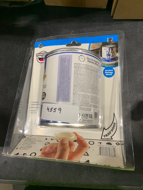 Photo 1 of BigMouth Inc Fake Quart of Paint Can Safe - Hidden Safe for Money Stash - Secret Compartment and Hidden Storage Fun Gag Gift Prank & Book Safe Alternative