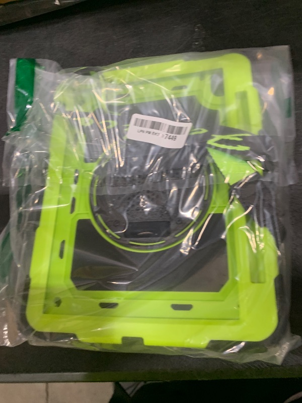 Photo 1 of SEYMAC Case for iPad Air 11 Inch M3 2025/M2 2024 (Air 7th/6th Generation), Heavy Duty Shockproof Protective Case with Screen Protector, Rotating Stand and Hand/Shoulder Strap, Green