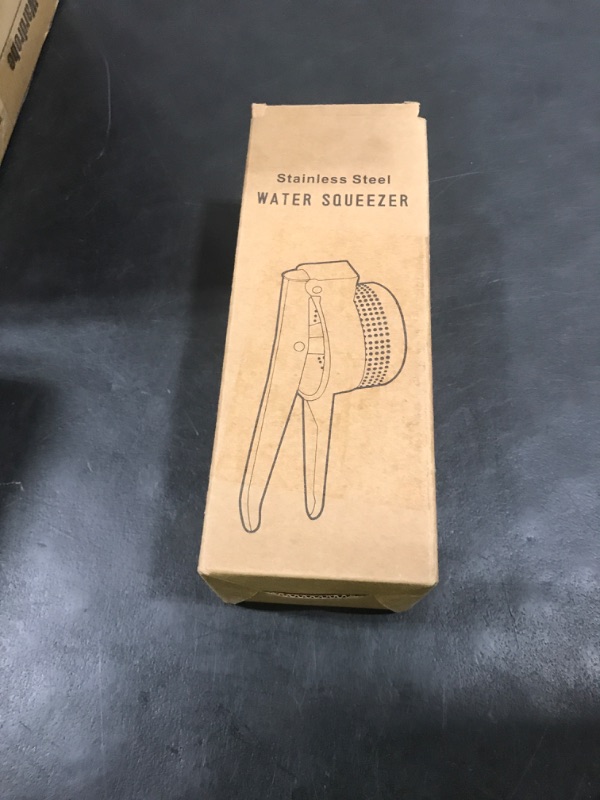 Photo 1 of ZECARFA Lemon Squeezer, Vegetable Water Squeezer, Large Stainless Steel Manual Juicer (Vegetable Squeezer-9cm)