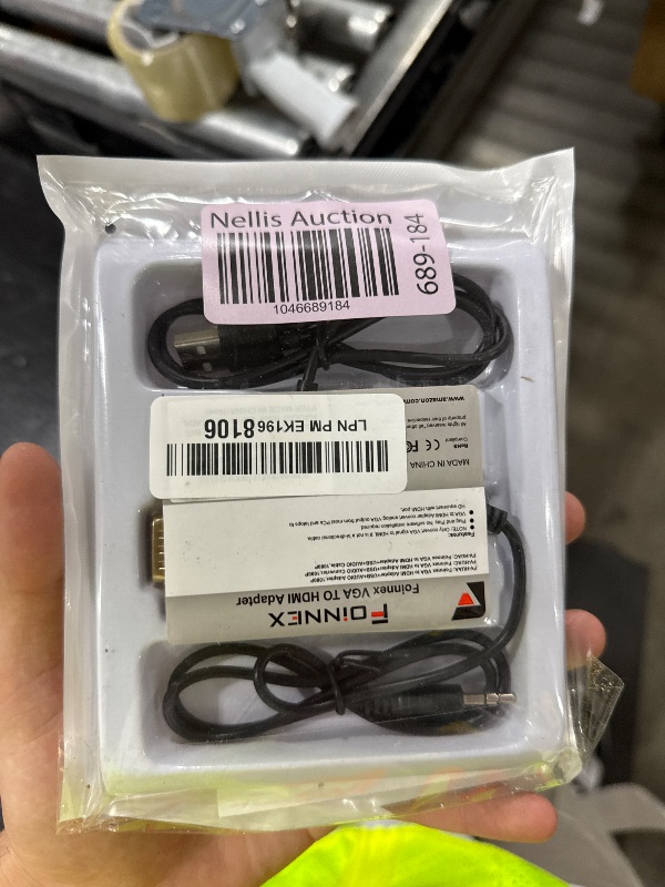 Photo 1 of FOINNEX VGA to HDMI Adapter Converter with Audio,(PC VGA Source Output to TV/Monitor with HDMI Connector), Active Male VGA in Female HDMI 1080p Video Dongle adaptador for Computer,Laptop,Projector