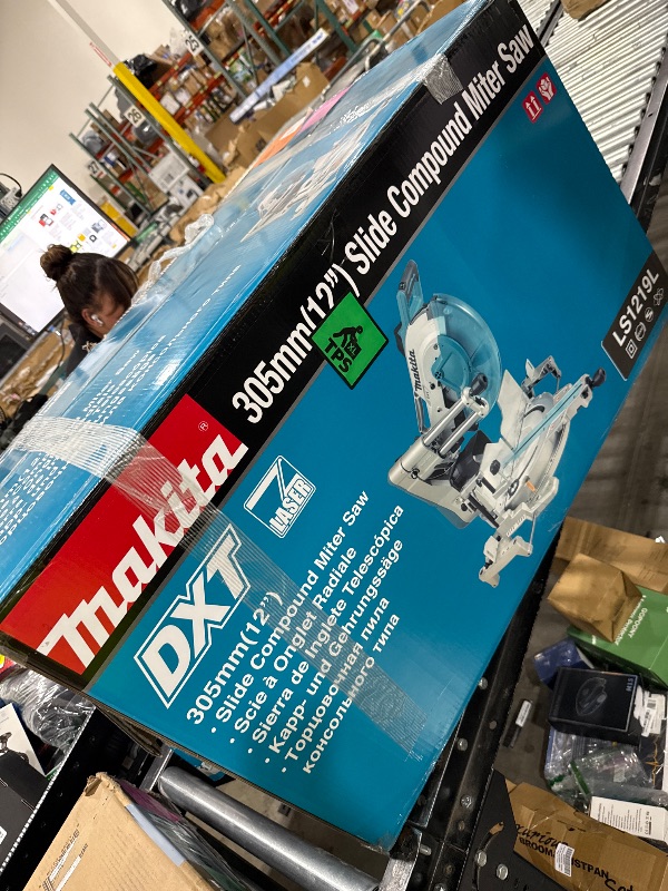 Photo 1 of Makita LS1219L 12" Dual-Bevel Sliding Compound Miter Saw with Laser