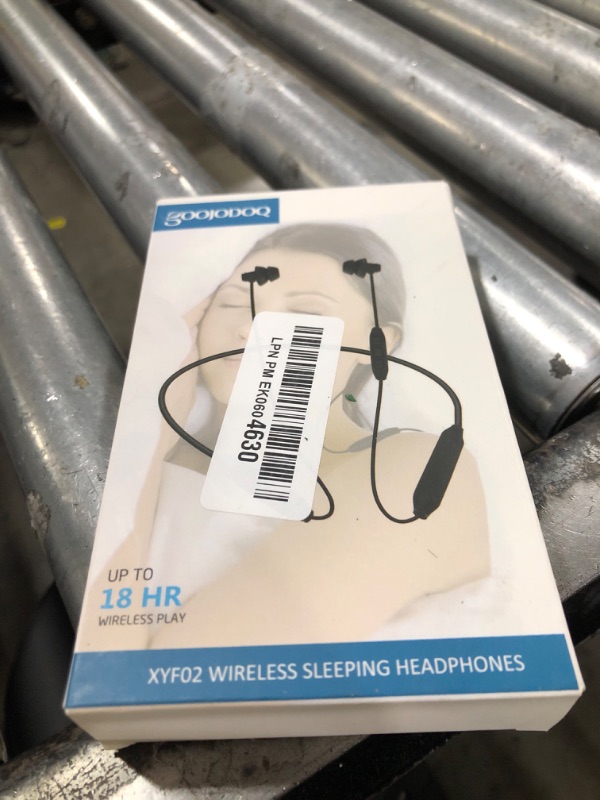Photo 1 of Goojodoq Bluetooth Sleep Headphones Bluetooth 4.2 Wireless Soft in-Ear Sleeping Earbuds, 18 Hours Music time, Wireless Sleep Headsets for Insomnia, Side Sleeper, Gym, Relaxation and Sports-Black