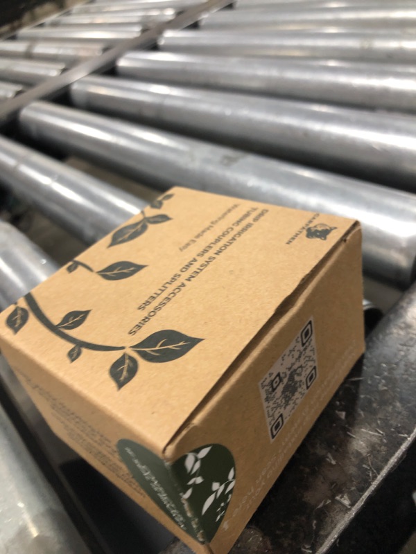 Photo 1 of CARPATHEN Drip Irrigation Fittings Kit - 5/16” to 1/4” Connectors - (15-Pack) - 5 x Barbed Tee Connector for 5/16 to 1/4 Irrigation Tubing - 5 x Tee Splitter for 1/4 tubing - 5 x 1/4 End Plugs