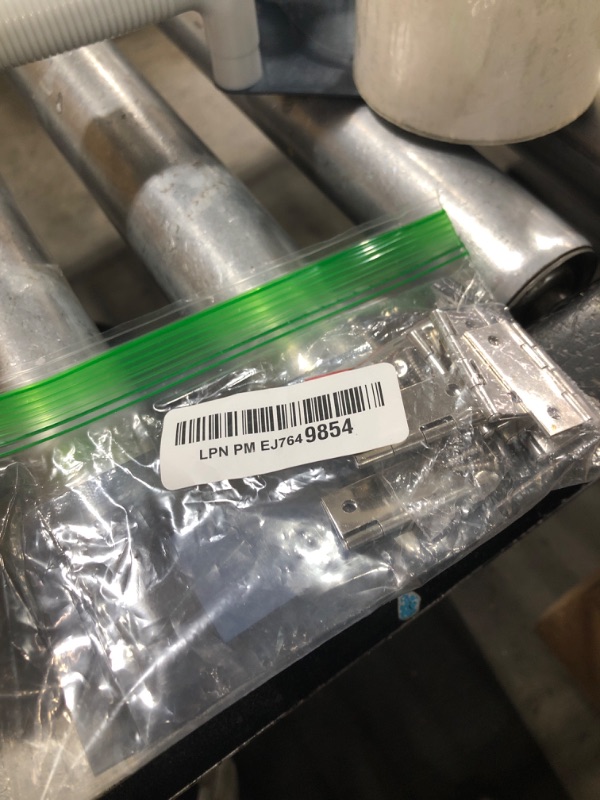 Photo 1 of Stainless Steel Folding Hinge Cabinet, Cabinet Door Distribution Screws, Household Furniture Hardware, Stainless Steel Hings (10 PCS, 1.5-inch? 4-Hole)