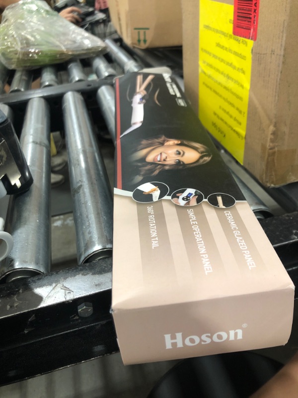 Photo 1 of 3/4 Inch Curling Iron Professional, Ceramic Tourmaline Curl Wand Barrel, Hair Curler Iron for Short Hair,Glove Include, Glove Include, Gold