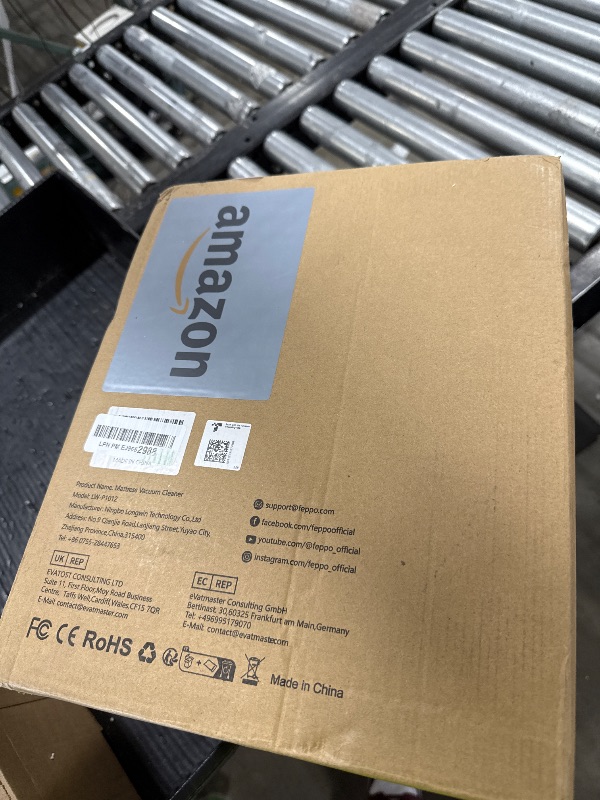 Photo 1 of FEPPO Mattress Vacuum Cleaner, 16Kpa Bed Vacuum Cleaner with 253.7nm UV-C Light, 140°F Heat, HEPA Filter & Ultrasonic, Versatile Handheld Vacuums for Bed, Sofa, Couch, Crib(Corded, 500W)