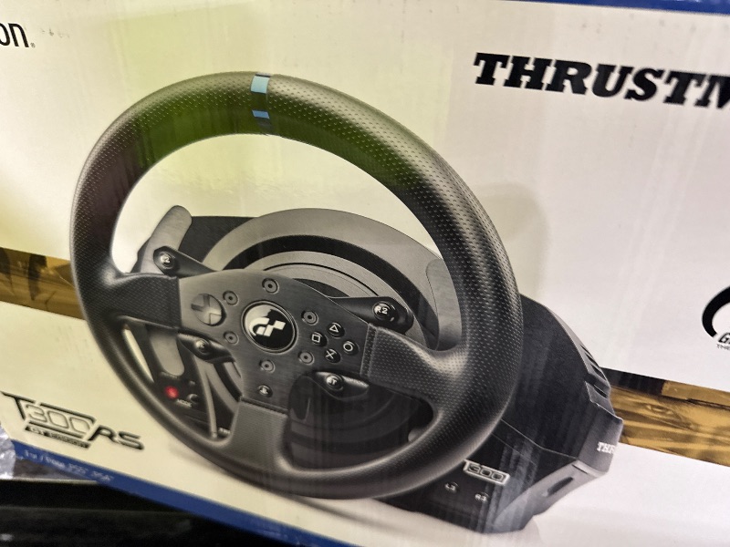 Photo 1 of Thrustmaster T300RS Force Feedback GT Racing Wheel (compatible w/ PS5, PS5 Pro, PS4 & PC)