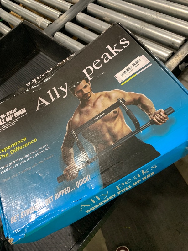 Photo 1 of ALLY PEAKS Pull Up Bar Thickened Steel Pipe Super Heavy Duty Steel Frame Upper Workout Bar| Multi-Grip Strength for Doorway | Indoor Chin-Up Bar Fitness Trainer for Home Gym Max Limit 440 lbs