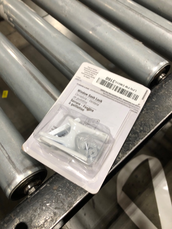 Photo 1 of Prime-Line U 9936 Diecast with White Finish, Casement Window Sash Lock (Single Pack)