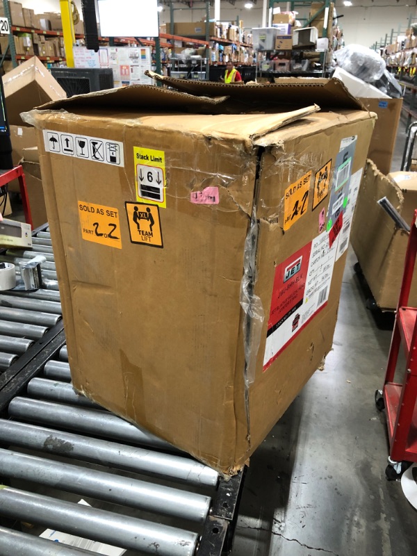 Photo 1 of JET BLACK 8-Inch Jointer, Helical Cutterhead, 2 HP, 230V 1Ph (Model JWJ-8HH-BLK)