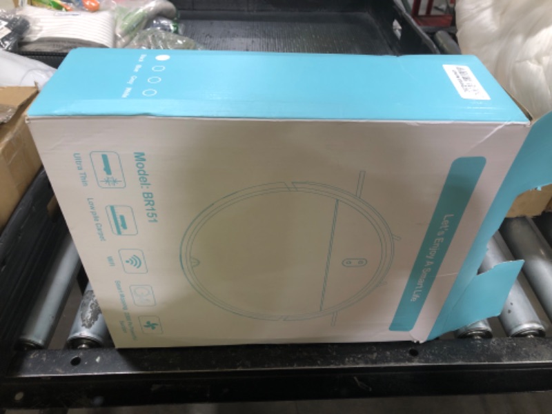 Photo 1 of Robot Vacuum and Mop Combo, 2 in 1 Mopping Robot Vacuum Cleaner with Schedule, Wi-Fi/Voice/App, Strong Suction, Easy of Use, Self-Charging Robotic Vacuum, Slim, Ideal for Hard Floor, Pet Hair, Carpet
