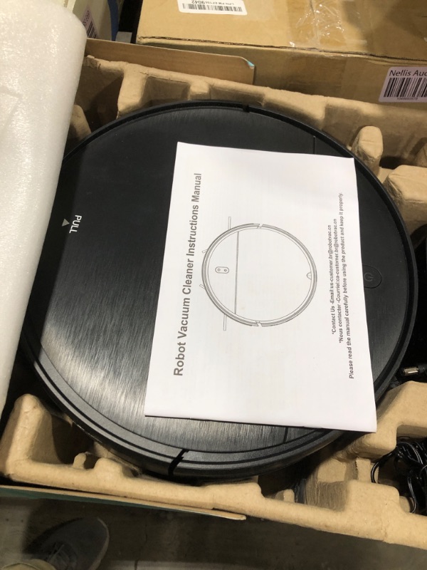 Photo 1 of Robot Vacuum and Mop Combo, 2 in 1 Mopping Robot Vacuum Cleaner with Schedule, Wi-Fi/Voice/App, Strong Suction, Easy of Use, Self-Charging Robotic Vacuum, Slim, Ideal for Hard Floor, Pet Hair, Carpet