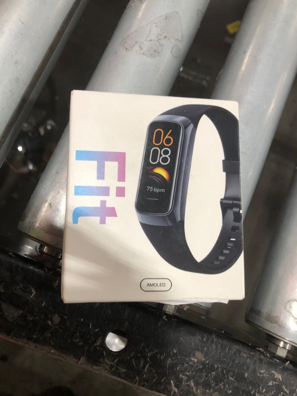 Photo 1 of Fitness Tracker with Step Counter/Calories/Stopwatch, Activity Tracker, Health Tracker with Heart Rate Monitor, Sleep Tracker,1.10''AMOLED Touch Color Screen, Pedometer Watch for Women Men