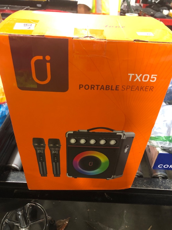 Photo 1 of BOGO Free at Bundle! Karaoke Machine for Adults, 24H Playtime Portable Bluetooth Speaker w/2 Wireless Microphones, TWS, Bluetooth 5.3, Bass/Treble Boost for Outdoor Singing, Home Parties & DJ Night