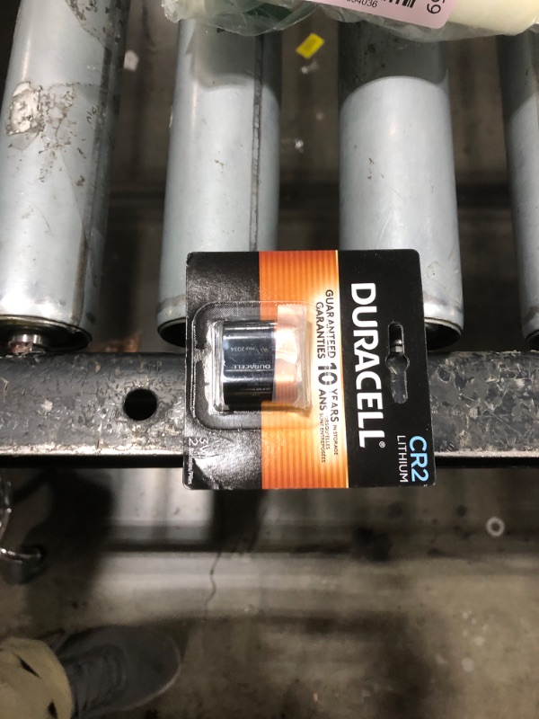 Photo 1 of Duracell CR2 3V Lithium Battery, 2 Count (Pack of 1), CR2 3 Volt High Power Lithium Battery, Long-Lasting for Video and Photo Cameras, Lighting Equipment, and More
