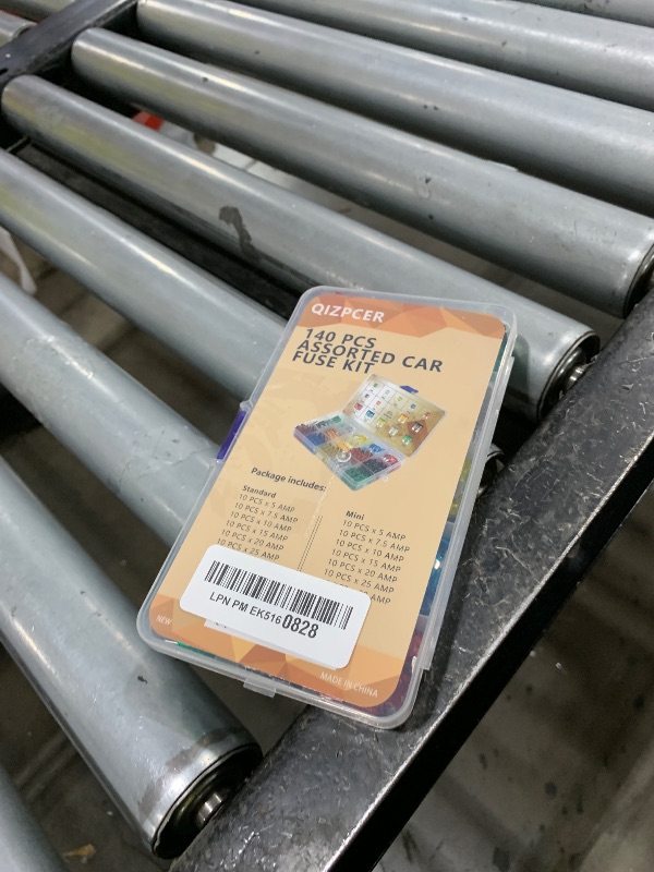 Photo 1 of 140 Pcs Fuses Automotive Kit - Blade Auto Fuse Assortment Standard and Mini Car Fuse for Marine, RV, Camper, Boat, Truck (5A 7.5A 10A 15A 20A 25A 30AMP/ATC/ATO)