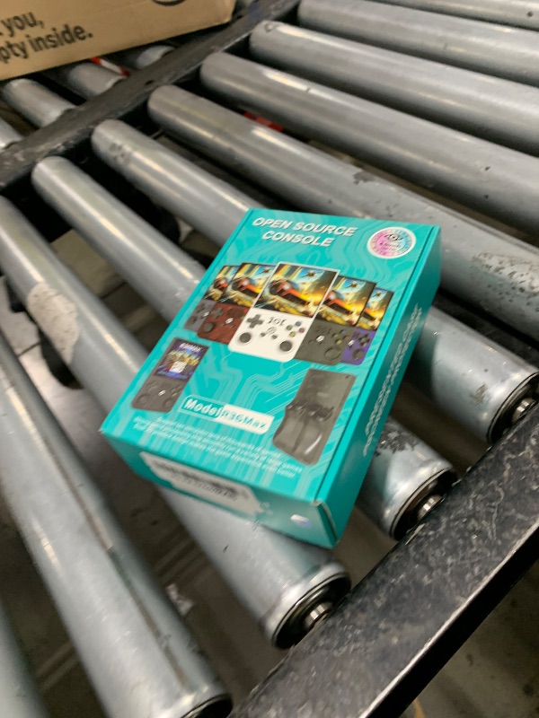 Photo 1 of R36 Max Retro Gaming Console, Retro Handheld Console 4.0'' Screen Linux System, 64G TF Card, Support 30+ Simulators, 4000mAh Rechargeable Portable Pocket Arcade, Blue