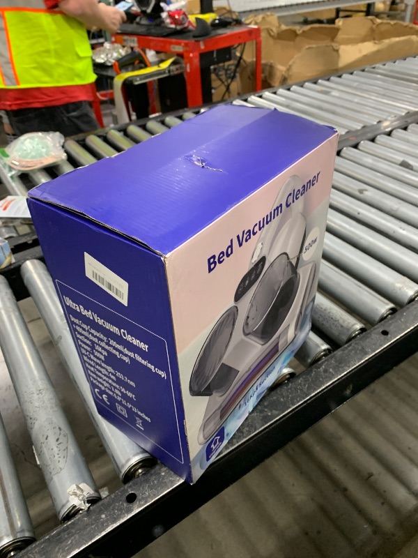 Photo 1 of JPHYLL Mattress Vacuum Cleaner, 16Kpa Bed Vacuum with 253.7nm UV-C Light & HEPA Filter & Heating & Ultrasonic Quintuple Tech & 30000 RPM/Min Brushroll Rotation, Widened Suction Port, 500W, Corded