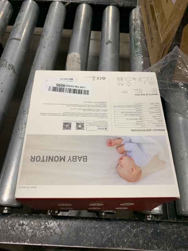 Photo 1 of PARIS RHÔNE Video Baby Monitor, 2K UHD WiFi Camera, Night Vision, 5” Smart Baby Monitor with App Control, Motion and Cry Detection, AI Tracking, Three-Way Audio, RGB Night Light, Lullabies