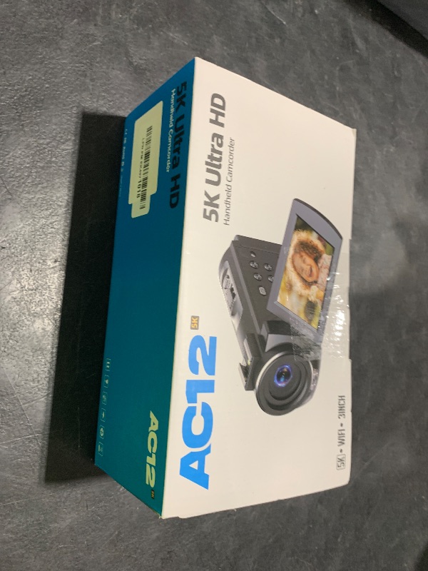 Photo 1 of Camcorder Video Cameras, 5K 56MP Vlogging Camera with Night Vision, WiFi, 3” 270° Rotatable Touchscreen Vlog Camera Youtube with 64GB SD Card, Microphone, Stabilizer, Remote, Batteries, Tripod