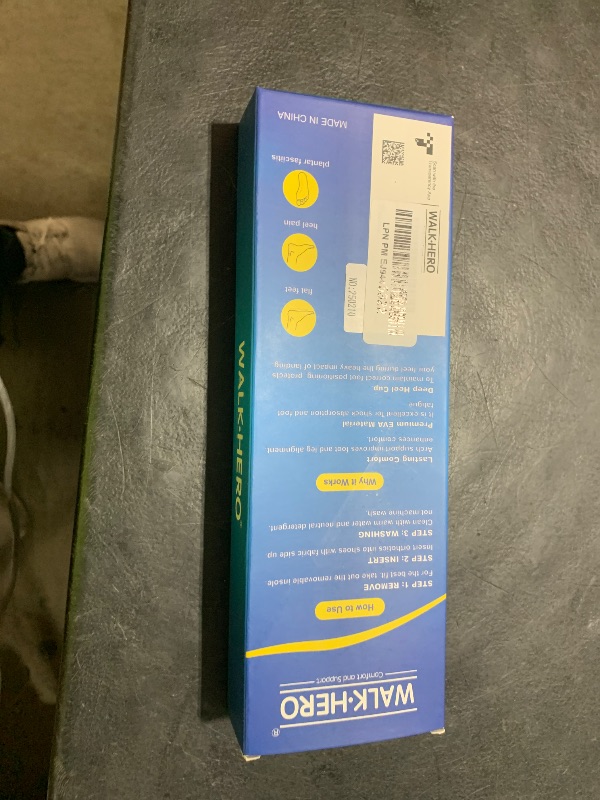 Photo 1 of Plantar Fasciitis Insoles for Men Women - Orthotics Inserts, Shoe Insoles Arch Support Flat Feet Inserts Work Boot Insoles for Standing All Day (Mens 7-7 1/2 | Womens 9-9 1/2)