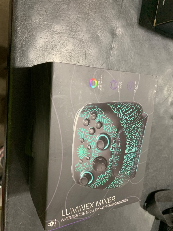 Photo 1 of FUNLAB Switch 2 Pro Controller Wireless with Charging Dock Compatible with Switch 2/OLED/Steam Deck/PC, Bluetooth Controller with Hall Effect Joysticks, Luminex Control Gamepad with 7 LED Colors
