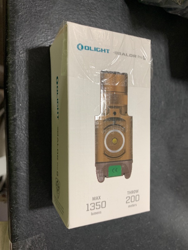 Photo 1 of OLIGHT Baldr Pro R 1350 Lumens Magnetic USB Rechargeable Tactical Flashlight with Green Beam and White LED Combo, Rail Mount Weaponlight Compatible with 1913 or GL Rail, Built-in Battery