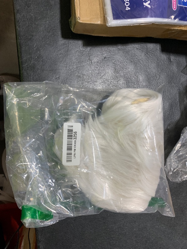 Photo 1 of Pixie Cut Silver Wig, Slanted Bangs, Short Curly Hair, Fluffy White Wig, Middle-Aged and Elderly Women's Natural Hair for Daily Use