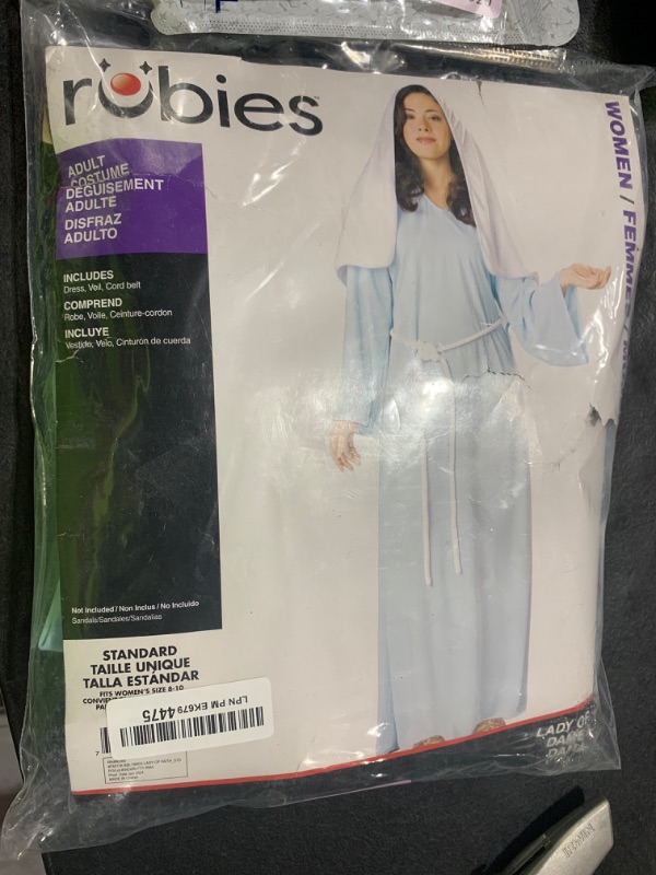 Photo 1 of Forum Novelties Biblical Times Lady Of Faith Costume, White, Women's Standard, for Halloween or theme party