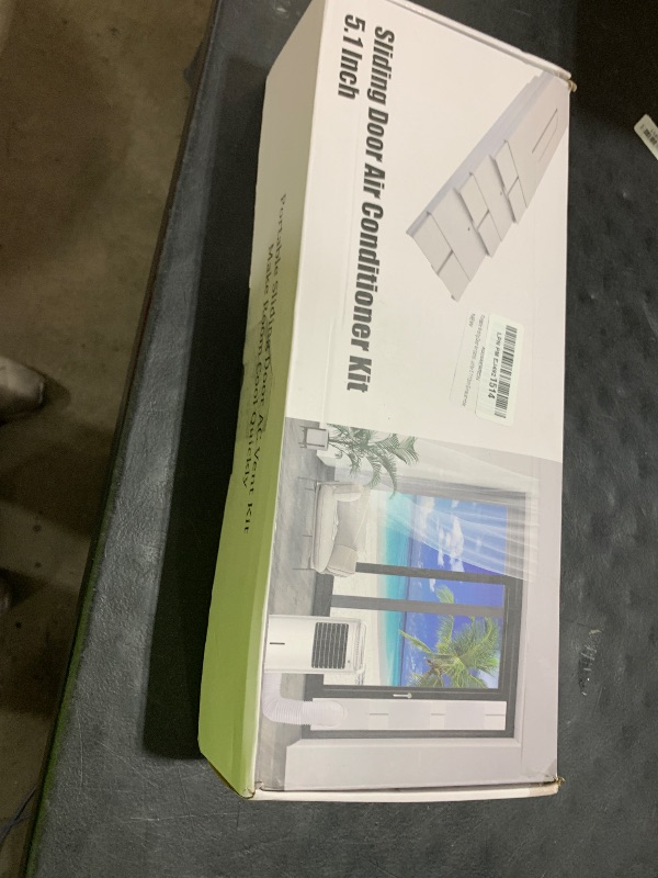 Photo 1 of Portable Sliding Door Air Conditioner Kit, Adjustable AC Sliding Door Vent Kit 16.9 Inches - 90 Inches, with 2pack 3m seal, Suit for 5.1''/13cm Exhaust Hose