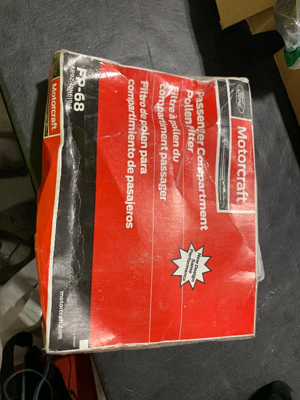 Photo 1 of Motorcraft FP-68 Cabin Air Filter, Original Version, 1 Count (Pack of 1)