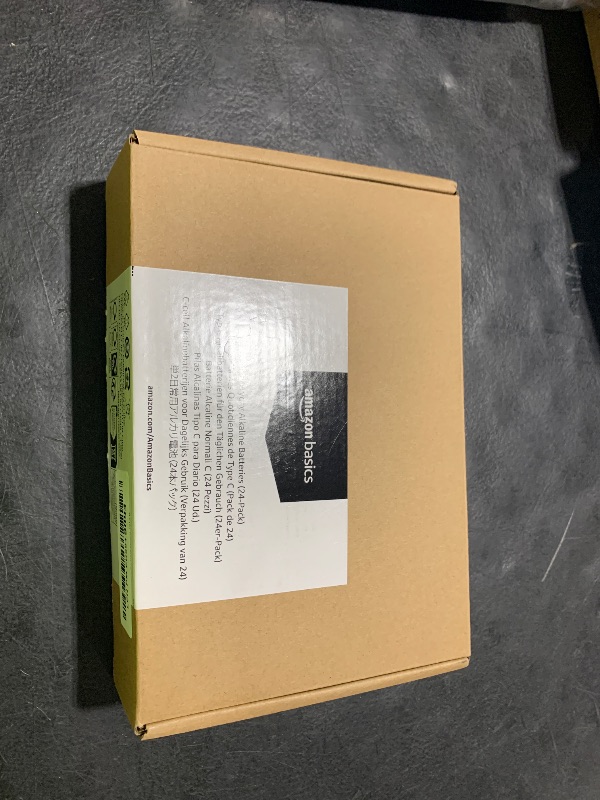 Photo 1 of Amazon Basics 24-Pack C Cell Alkaline All-Purpose Batteries, 1.5 Volt, 5-Year Shelf Life