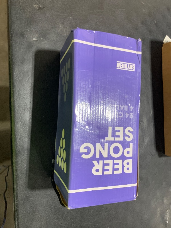 Photo 1 of BayView Games Beer Pong Set Complete | 24 Cups & 4 Balls | America's #1 Drinking Game, Reusable