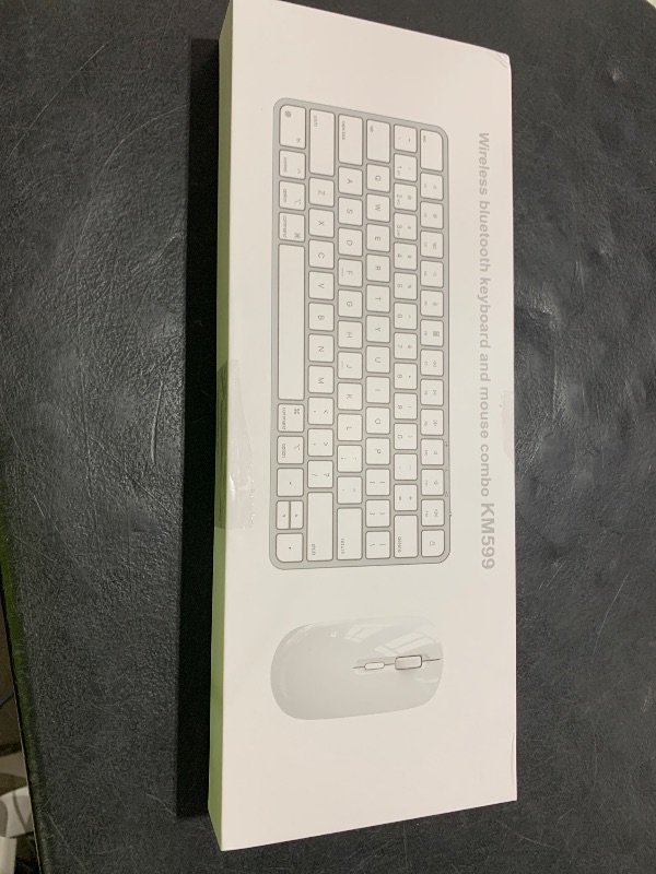 Photo 1 of Wireless Keyboard and Mouse for Mac, Bluetooth/2.4G USB Dual-Channel Connection, Multi Device, Rechargeable Wireless Keyboard and Mouse Combo Compatible with Mac, iPad, iPhone