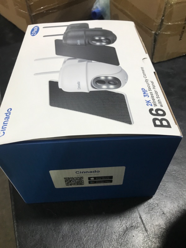 Photo 1 of 2K Cameras for Home Security-2.4G WiFi Outdoor Camera Wireless Solar/Battery Powered with solar panel, 360° Viewing, AI Human Detection, Color Night Vision, with SD Storage, Works with Alexa(2 Pack)