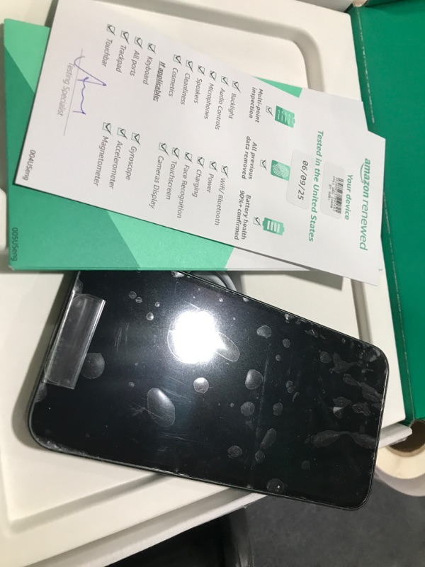 Photo 1 of Apple iPhone 13, 256GB, Green - Unlocked (Renewed Premium)