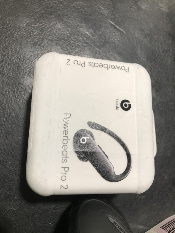 Photo 1 of Beats Powerbeats Pro 2 Wireless Bluetooth Earbuds - Noise Cancelling, Heart Rate Monitor, IPX4, Up to 45H Battery & Charging Case, Works with Apple & Android - Jet Black