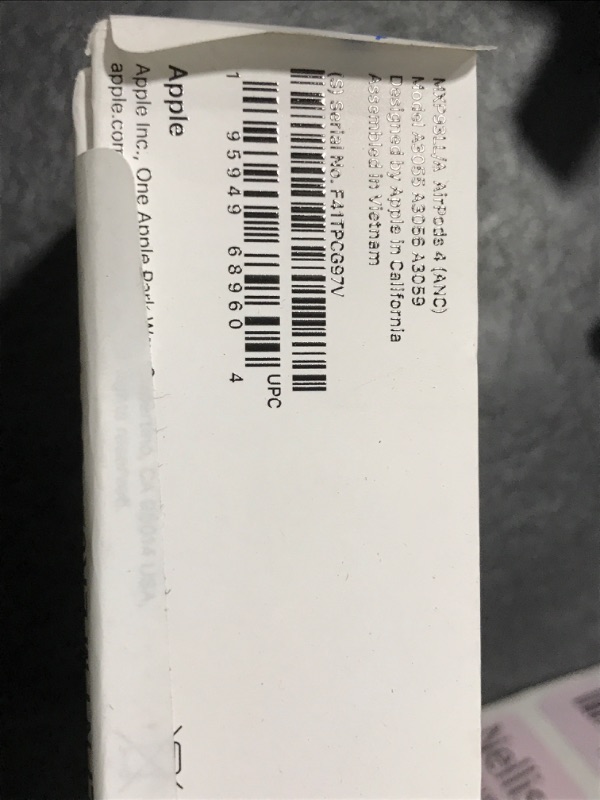 Photo 1 of Apple AirPods 4 Wireless Earbuds, Bluetooth Headphones, with Active Noise Cancellation, Adaptive Audio, Transparency Mode, Personalized Spatial Audio, USB-C Charging Case, Wireless Charging, H2 Chip