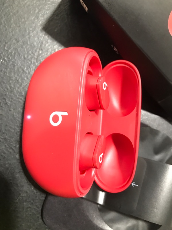 Photo 1 of Beats Studio Buds - True Wireless Noise Cancelling Earbuds - Compatible with Apple & Android, Built-in Microphone, IPX4 Rating, Sweat Resistant Earphones, Class 1 Bluetooth Headphones - Red
