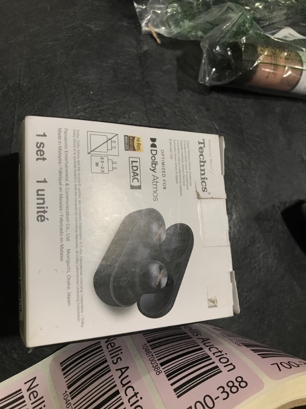 Photo 1 of Technics Reference Class Hi-Fi Wireless Earbuds, Dolby Atmos with Head Tracking, Adaptive Noise Cancelling, 3 Device Multipoint, 10-hr Battery, Wireless Charging, Improved Fit - EAH-AZ100-K (Black)